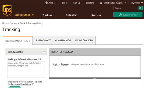 ups business tracking.